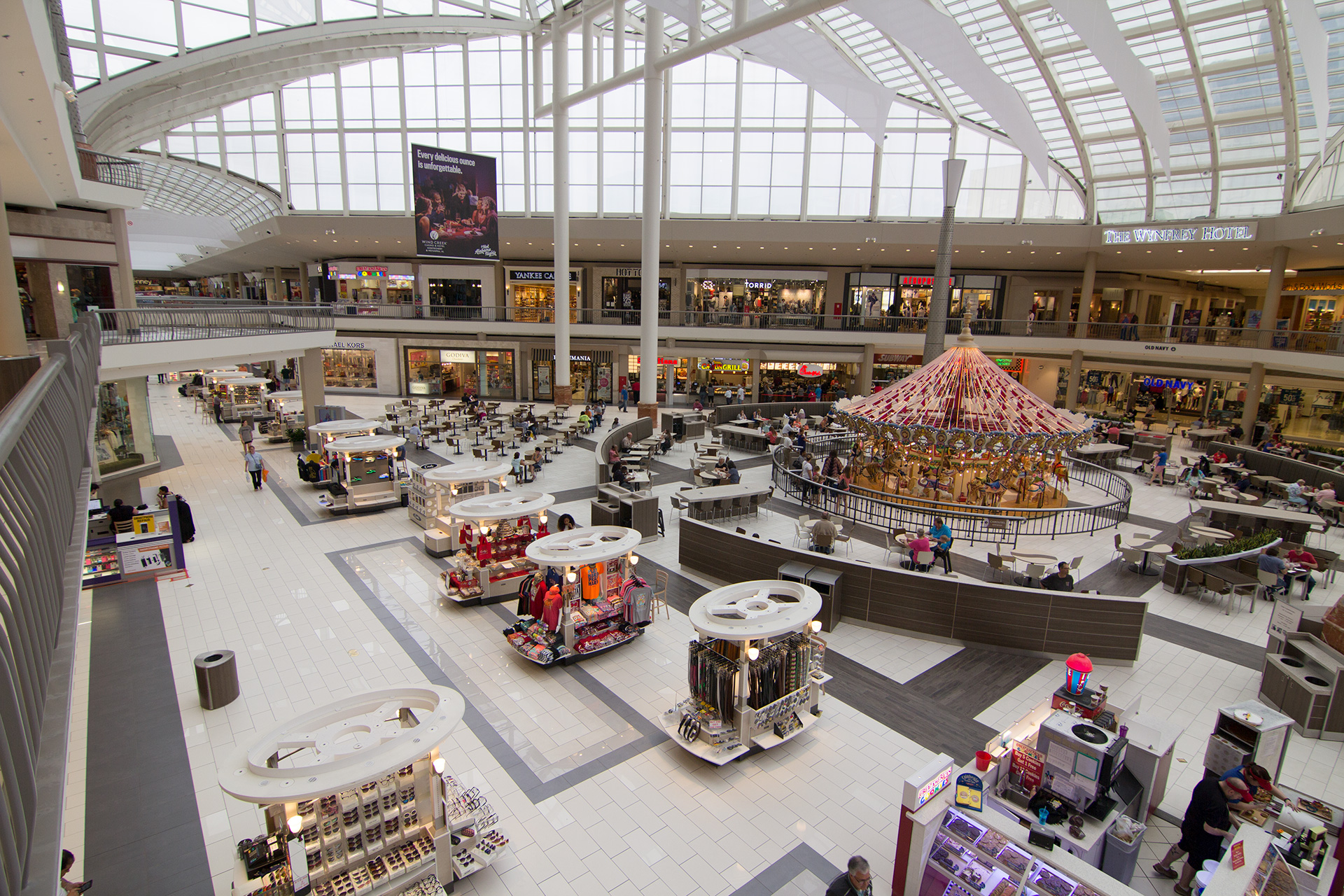 Food court of the Riverchase Galleria in Hoover, Alabama. - Alabama  Photographs and Pictures Collection - Alabama Department of Archives and  History