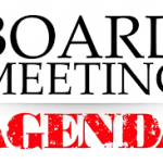 Board meeting Agenda Clipart