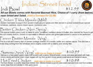 Indian Food Truck, Thursday, February 24th